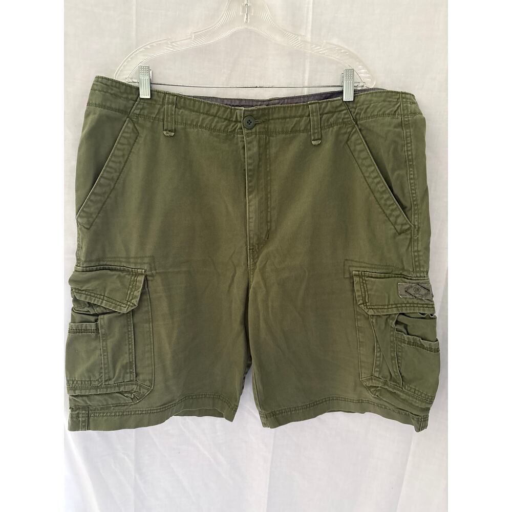 UnionBay Cargo Shorts Men’s 42 Green Cotton